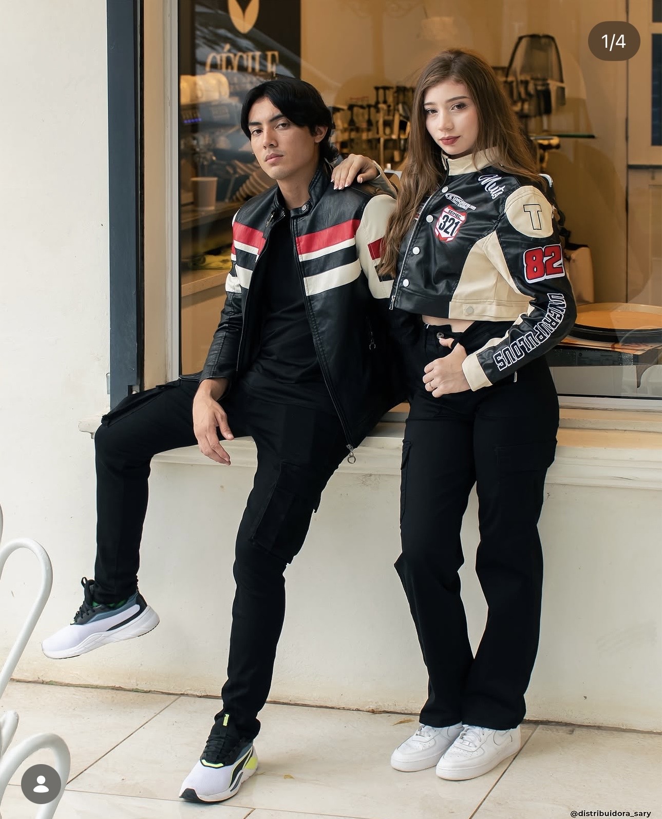 Chaquetas estilo racing para dama y caballero
